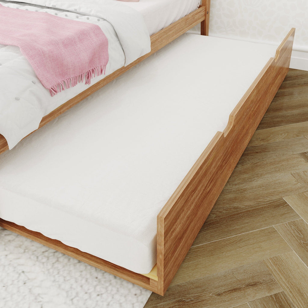 Full Panel Bed With Trundle