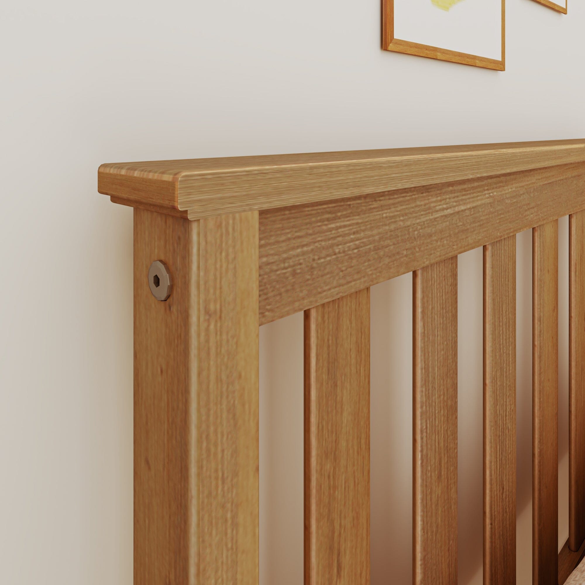 Twin Slatted Bed With Trundle