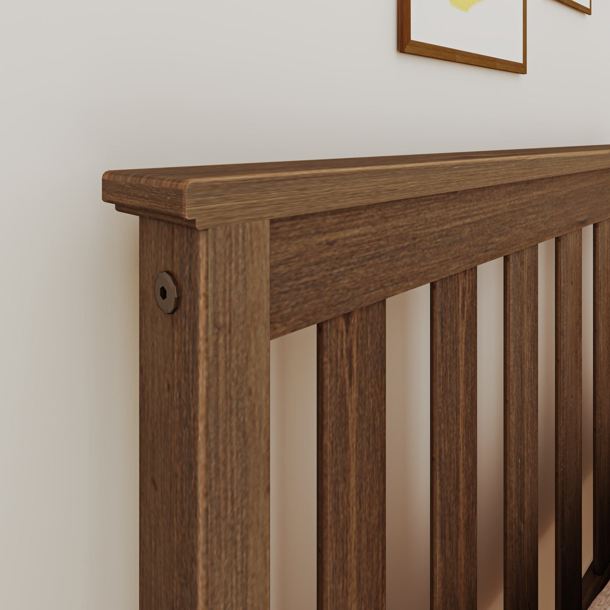 Twin Slatted Bed With Trundle