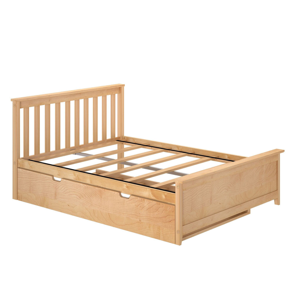 Full Slatted Bed With Trundle