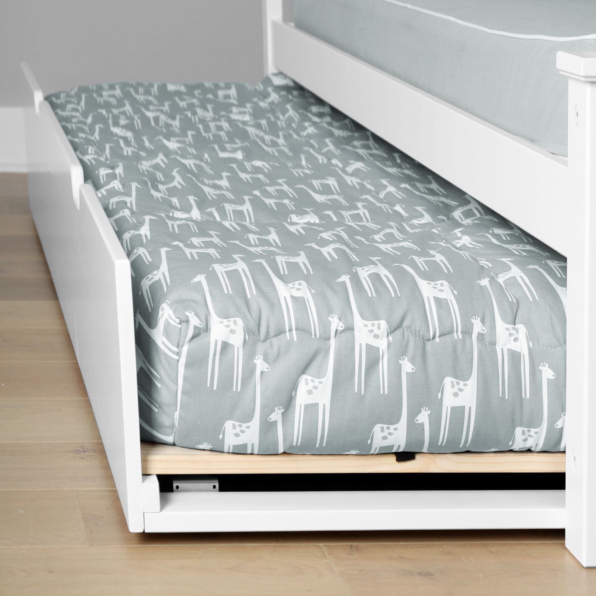 Full Slatted Bed With Trundle