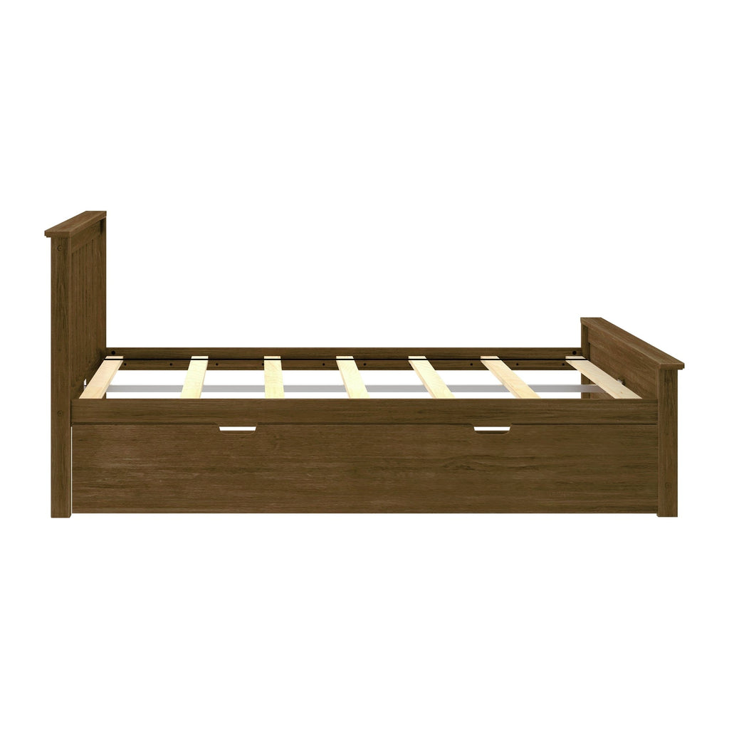 Full Slatted Bed With Trundle