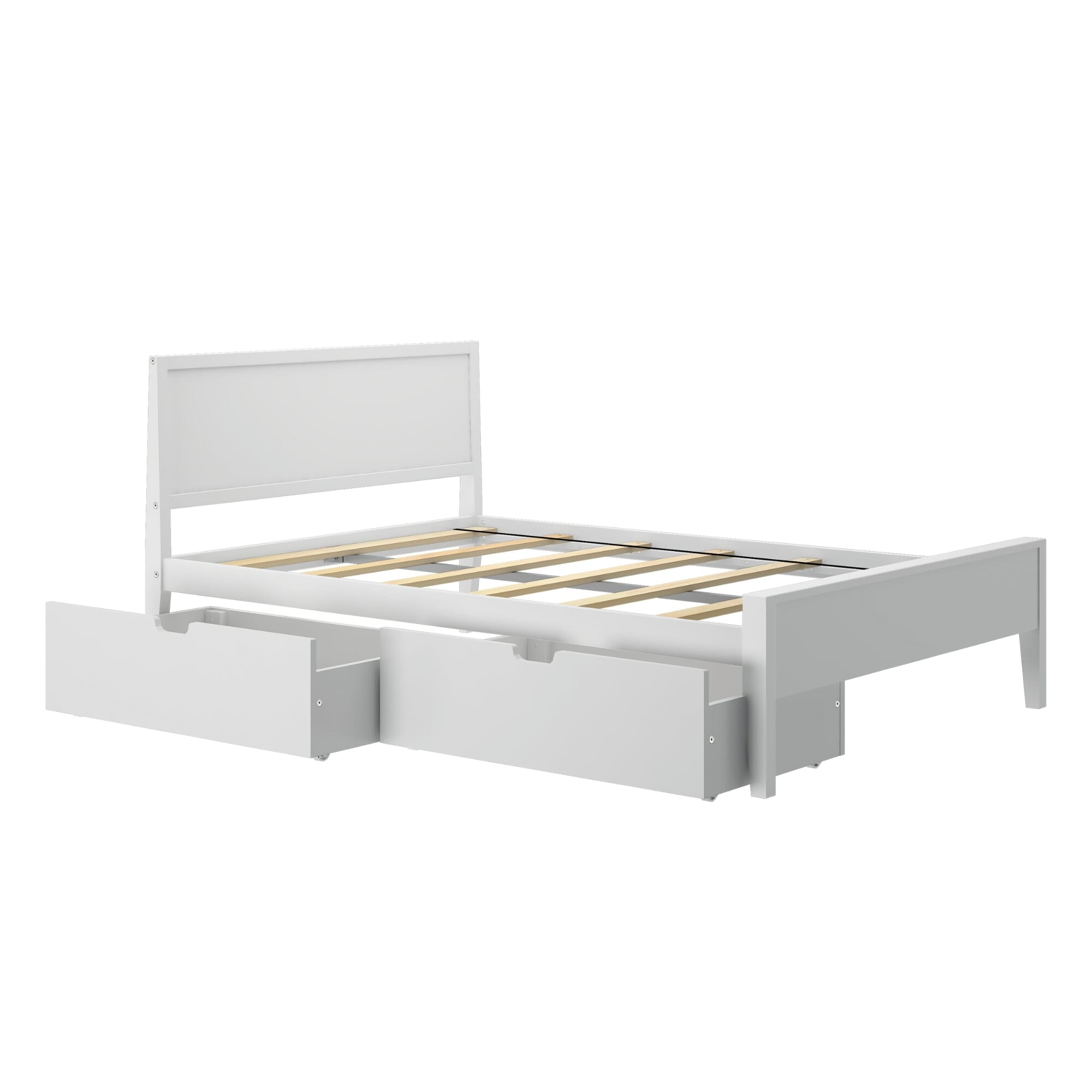Full Panel Bed With Storage Drawers