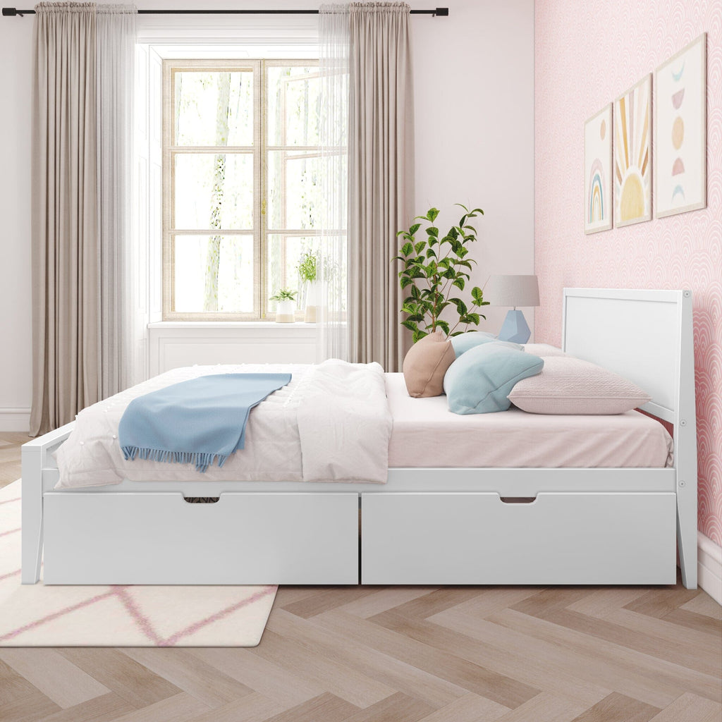 Queen Panel Bed With Storage Drawers