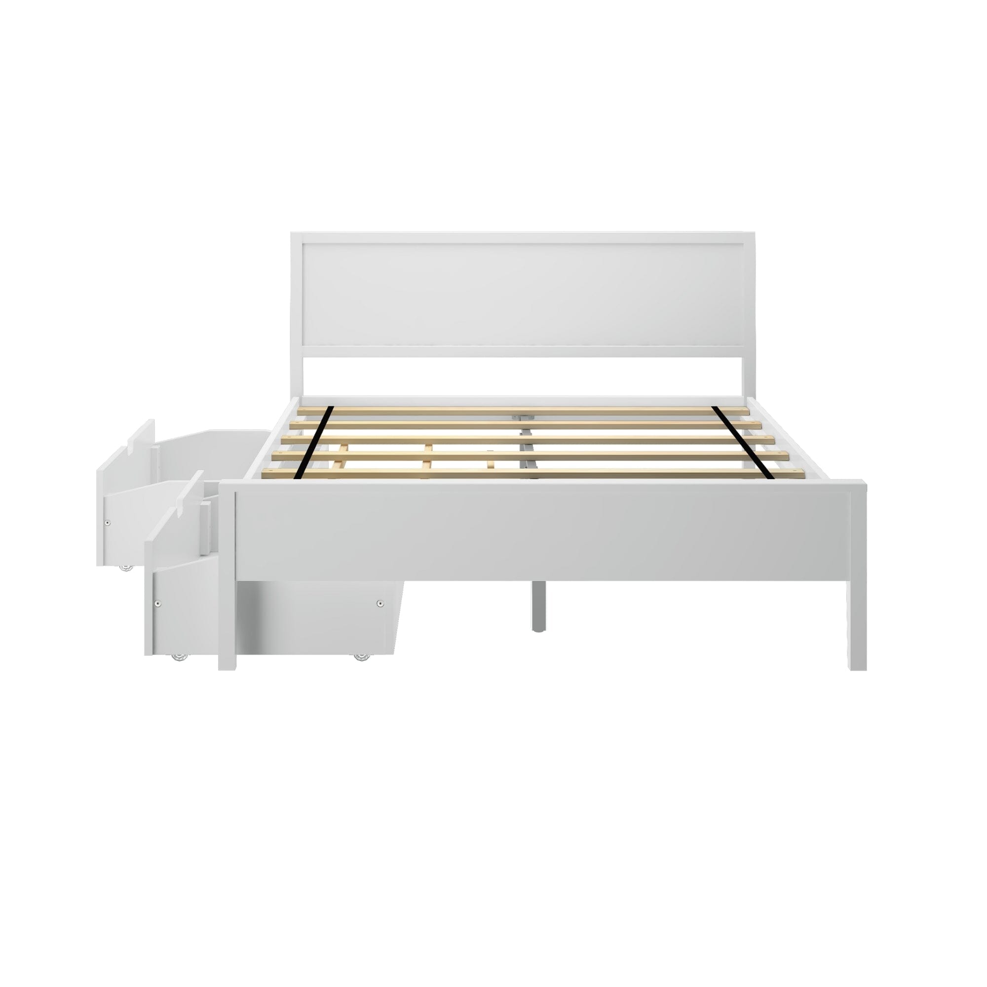 Queen Panel Bed With Storage Drawers