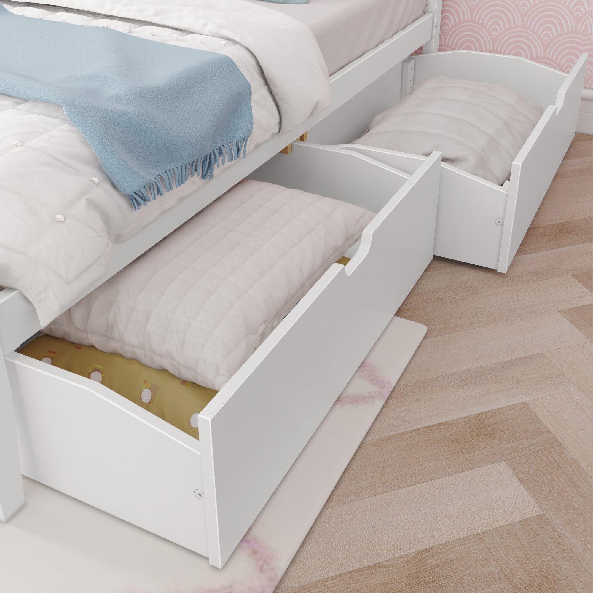 Queen Panel Bed With Storage Drawers