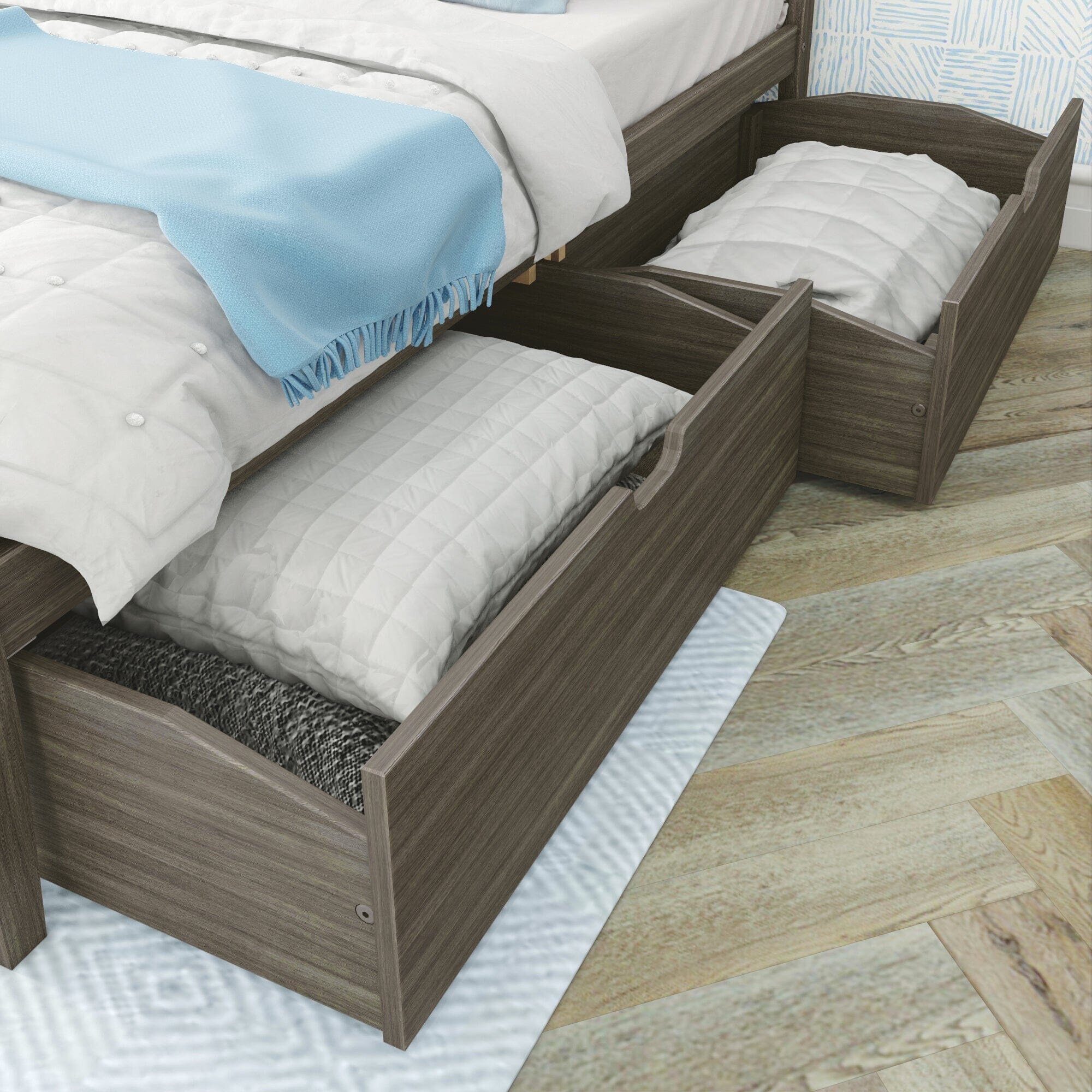Queen Panel Bed With Storage Drawers