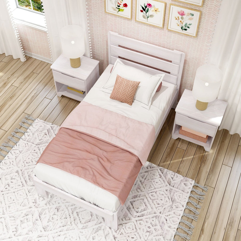 Modern Farmhouse Twin Plank Bed