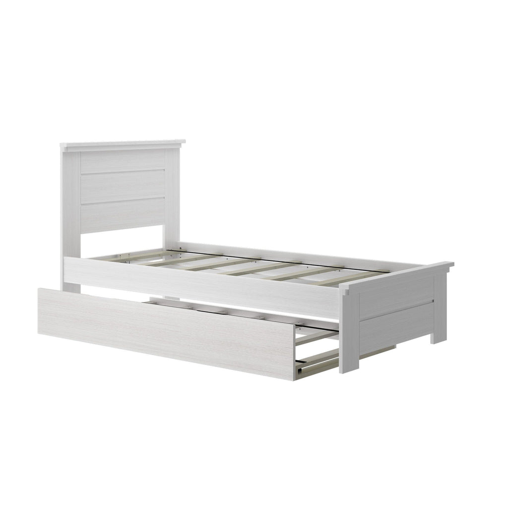 Modern Farmhouse Twin Panel Bed With Trundle