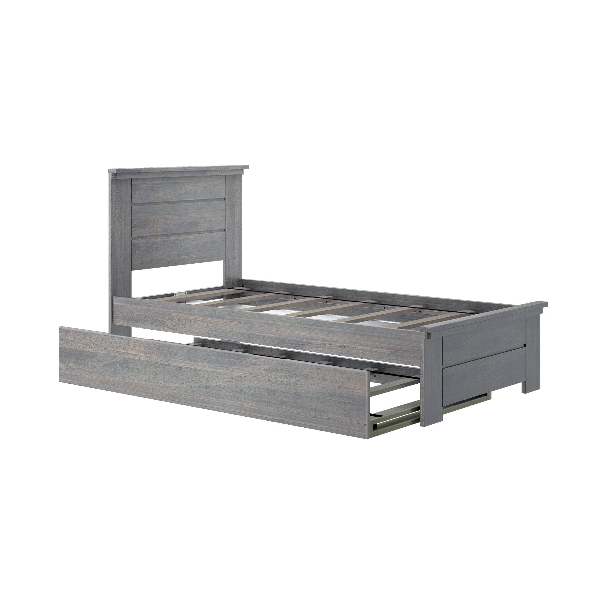 Modern Farmhouse Twin Panel Bed With Trundle