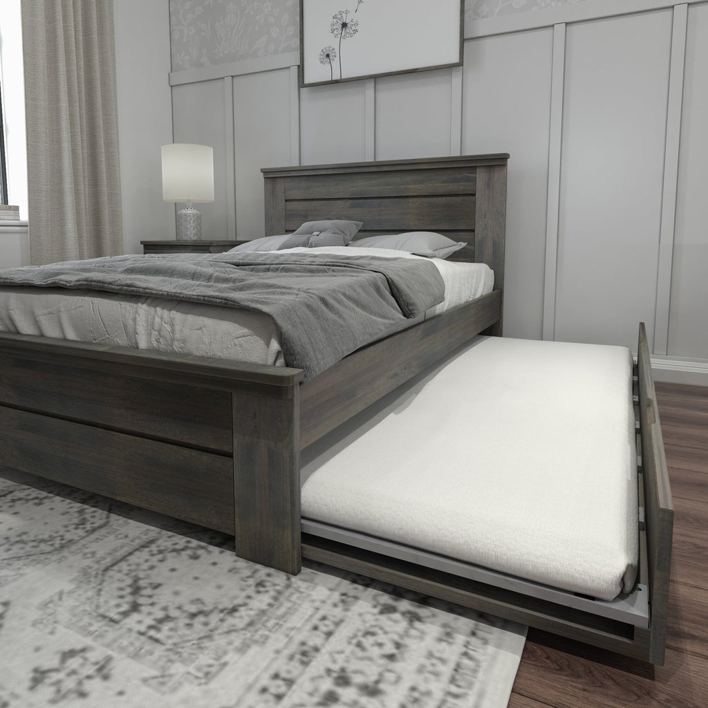 Modern Farmhouse Full Panel Bed With Trundle