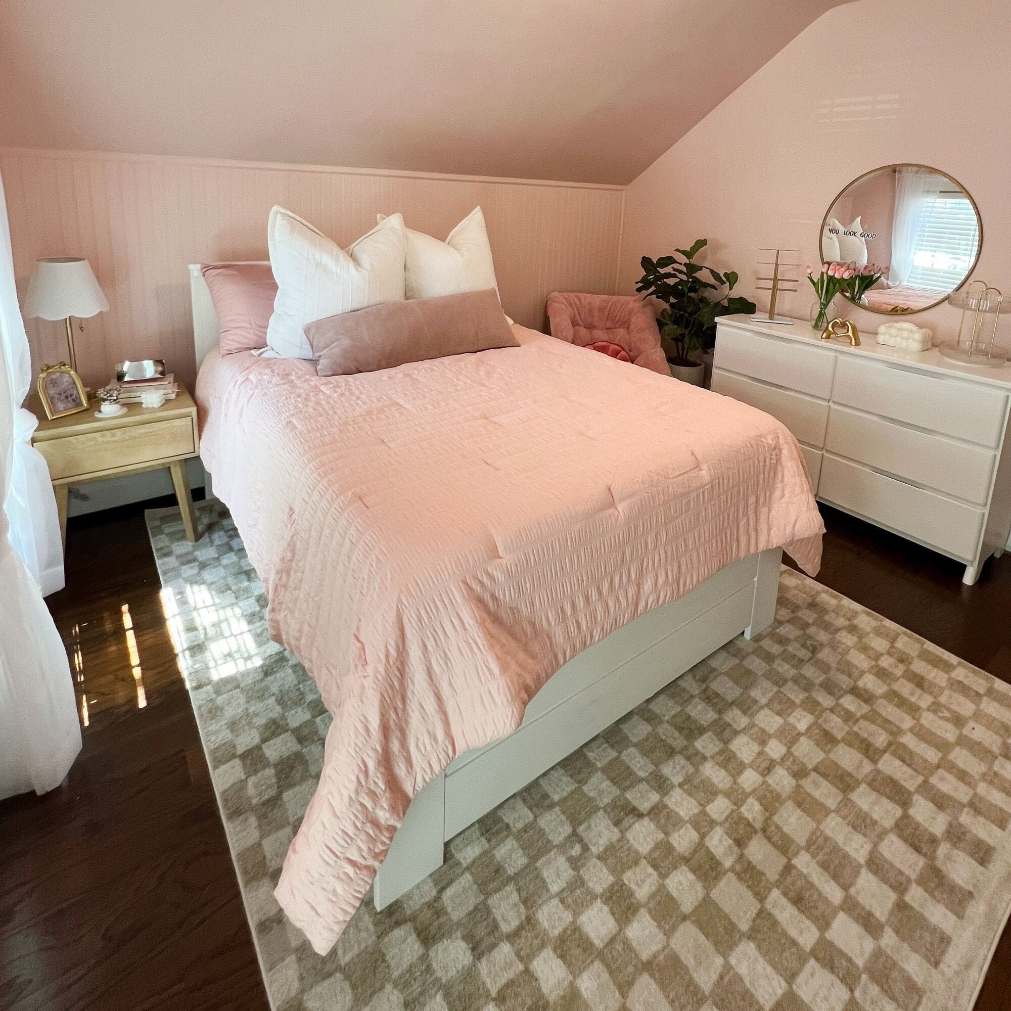 Modern Farmhouse Full Panel Bed With Storage Drawers